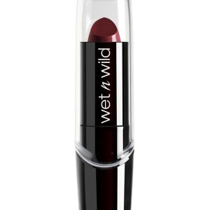 Wet n wild | Silk Finish Lipstick-Black Orchid | Product front facing cap on, with no background