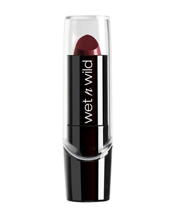 Wet n wild | Silk Finish Lipstick-Black Orchid | Product front facing cap on, with no background