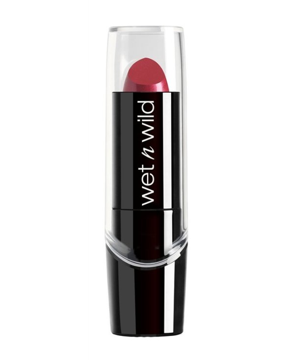Wet n wild | Silk Finish Lipstick-Just Garnet | Product front facing cap on, with no background