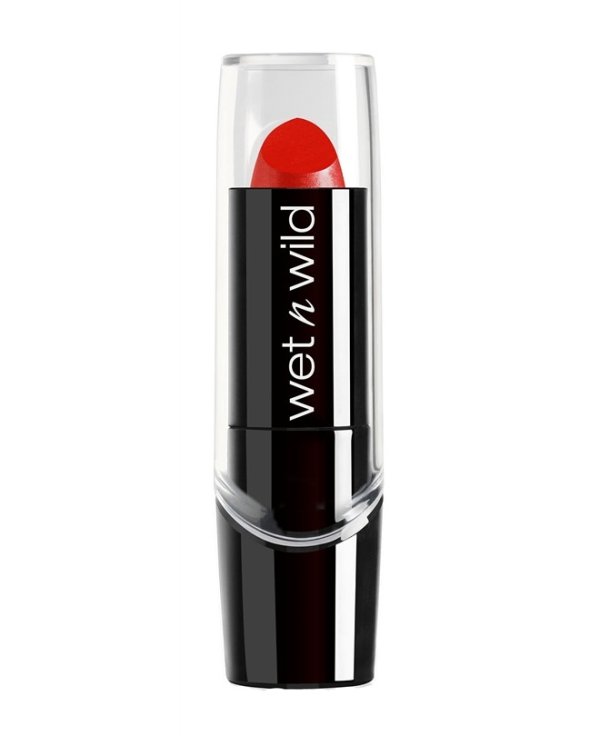 Wet n wild | Silk Finish Lipstick-Cherry Frost | Product front facing cap on, with no background