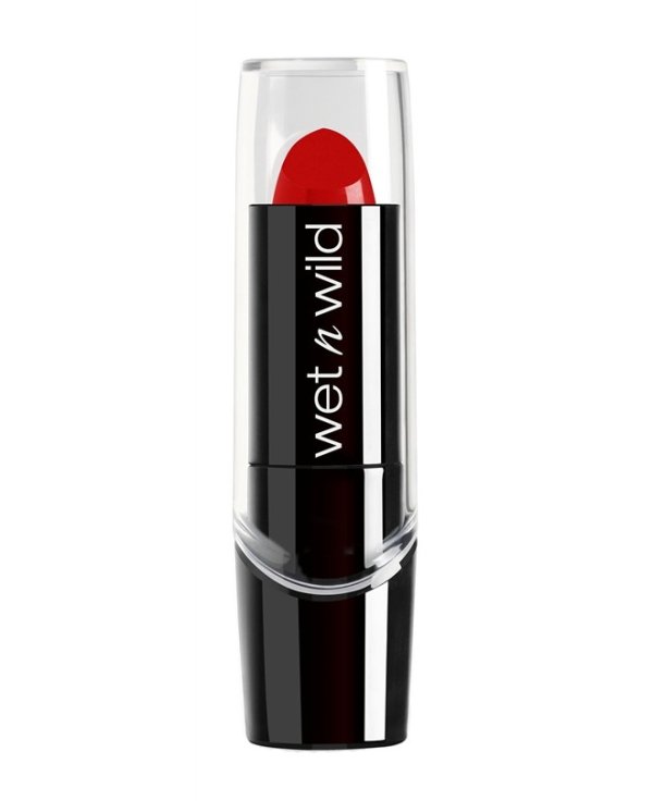 Wet n wild | Silk Finish Lipstick-Hot Red | Product front facing cap on, with no background