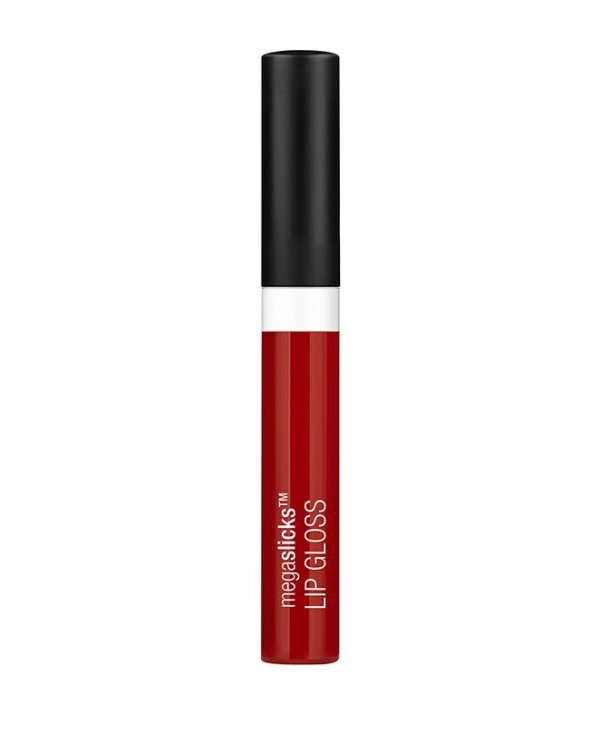 Wet n wild | MegaSlicks™ Lip Gloss-My Cherry Amour - MegaSlicks Lip Gloss | Product front facing cap on, with no background