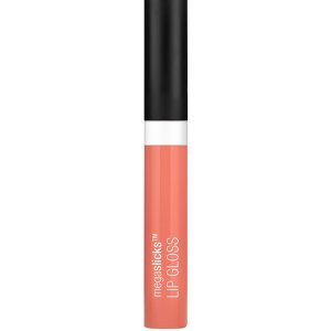 Wet n wild | MegaSlicks™ Lip Gloss-Great Coral-ation - MegaSlicks Lip Gloss | Product front facing cap on, with no background
