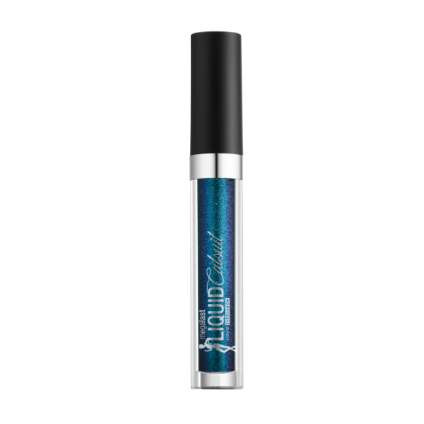 Megalast Liquid Catsuit Liquid Eyeshadow-Cosmic Teal - Product front facing with cap off on a white background
