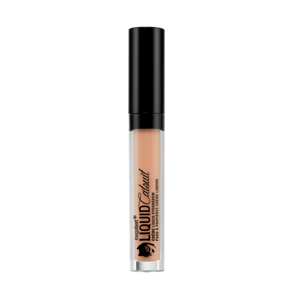 MegaLast Liquid Catsuit Creme Eyeshadow- Camel Back - Product front facing with cap off on a white background