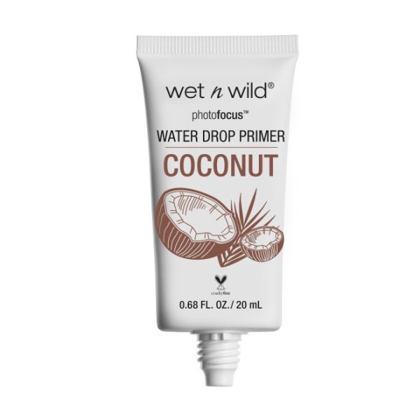 Photo Focus Water Drop Primer- Coconut - Product front facing on a white background