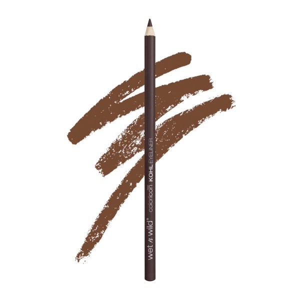 Wet n wild | Color Icon Kohl Liner Pencil-Simma Brown Now! | Product front facing cap off, with product swatch