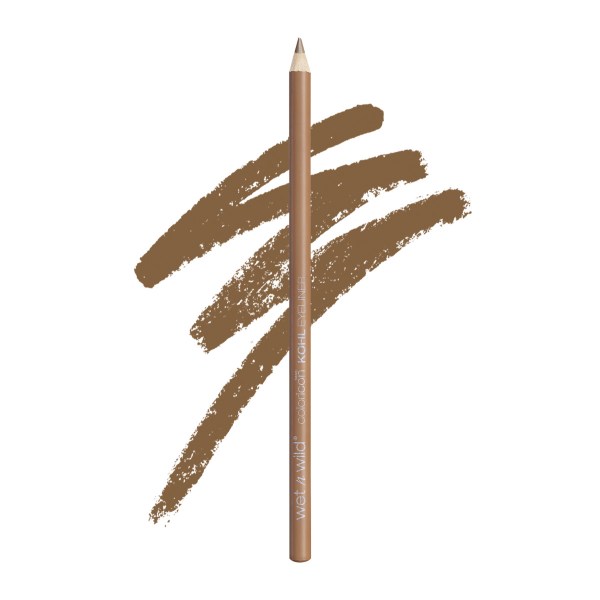 Wet n wild | Color Icon Kohl Liner Pencil-Taupe of the Mornin’ | Product front facing cap off, with product swatch