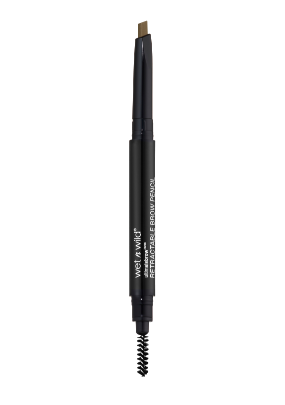 Wet n wild | Ultimate Brow Retractable-Ash Brown | Product front facing cap off, with no background