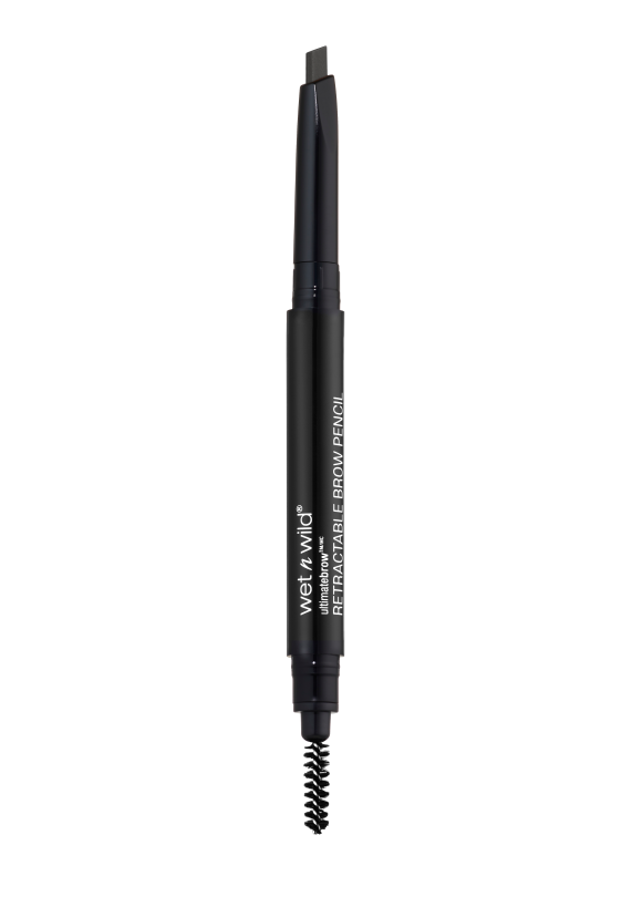 Wet n wild | Ultimate Brow Retractable-Dark Brown | Product front facing cap off, with no background