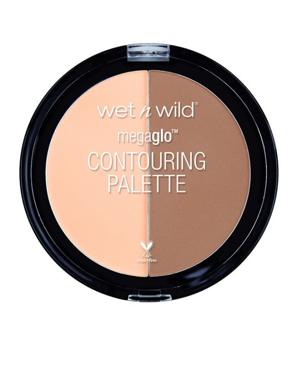 Wet n wild | MEGAGLO™ CONTOURING PALETTE (Dulce De Leche) | Product front facing lid closed, with no background