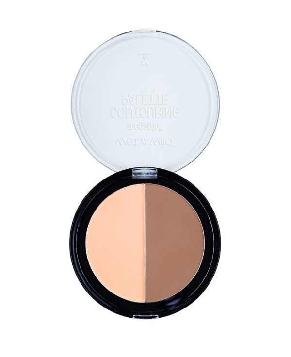 Wet n wild | MEGAGLO™ CONTOURING PALETTE (Dulce De Leche) | Product front facing lid opened, with no background