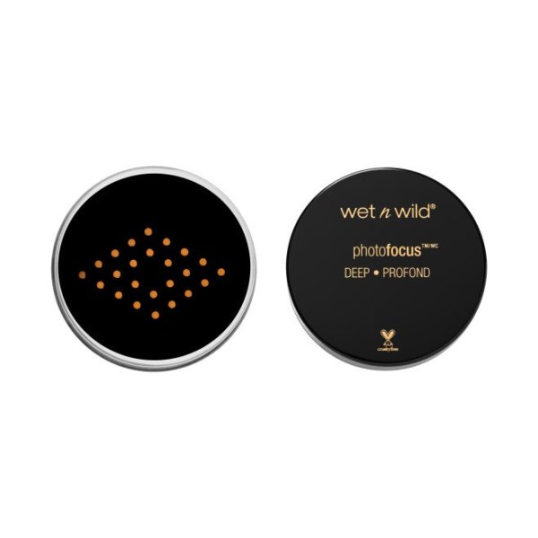 Wet n wild | Photo Focus Loose Setting Powder | Product front facing cap off, with no background