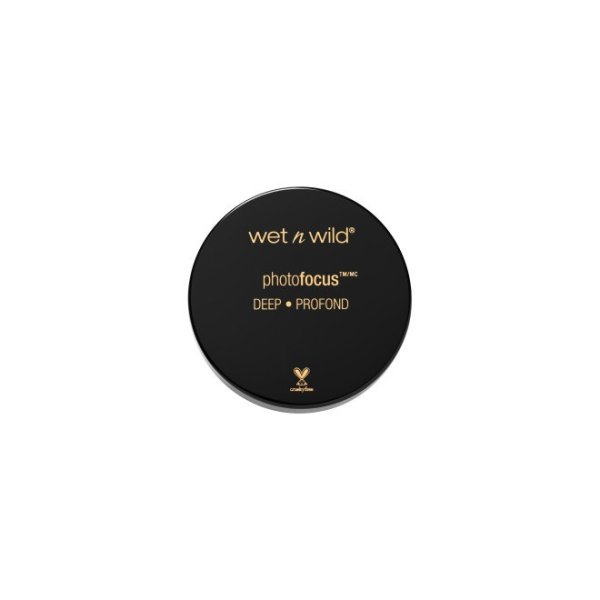 Photo Focus Loose Setting Powder-Deep - Product front facing with cap off on a white background