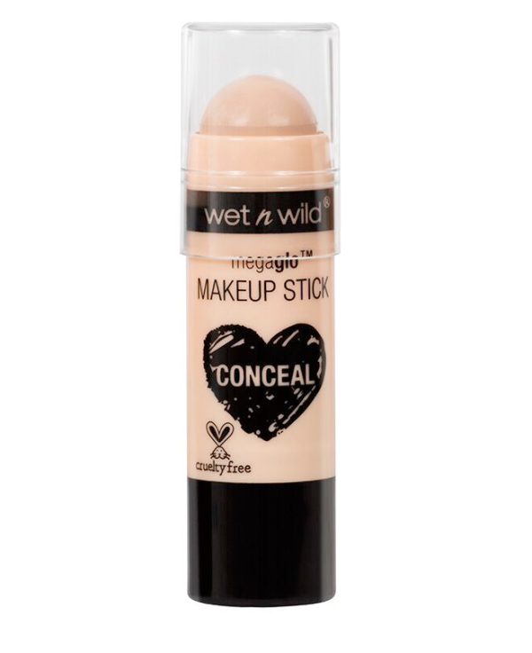 MegaGlo Makeup Stick-Nude For Thought - Product front facing with cap off on a white background