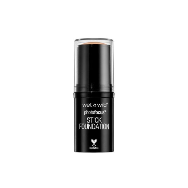 Photo Focus Stick Foundation-Shell Ivory - Product front facing with cap off on a white background