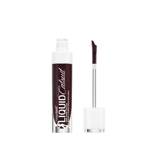 Wet n wild | MegaLast Liquid Catsuit High-Shine Lipstick- Late Night Done Right | Product front facing cap off, with no background