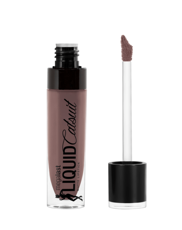 Wet n wild | Megalast Liquid Catsuit Matte Lipstick-Toffee Talk | Product front facing cap off, with no background