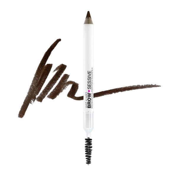 Wet n wild | Brow-Sessive Brow Pencil | Product front facing cap on, with product swatch