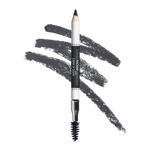 Wet n wild | Color Icon Brow Pencil-Black Ops | Product front facing cap off, product swatch