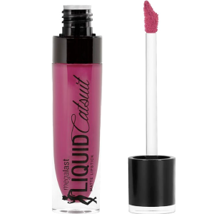 Wet n wild | MegaLast Liquid Catsuit Matte Lipstick -Berry Recognize | Product front facing cap off, with no background