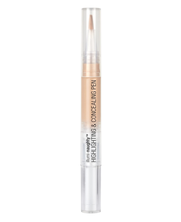 Illumi-Naughty Highlighting and Concealing Pen Posing Nude - Product front facing with cap off on a white background