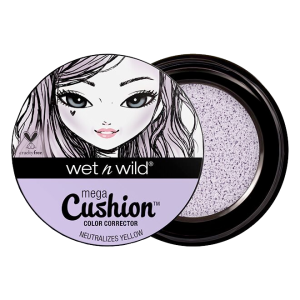 Wet n wild | MegaCushion Color Corrector -Lavender | Product front facing cap off, with no background