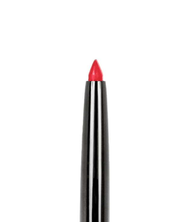 Perfect Pout Gel Lip Liner -Red The Scene - Product front facing with cap off on a white background