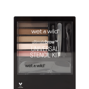Wet n wild | Ultimate Brow™ Universal Stencil Kit | Product front facing lid closed, with no background