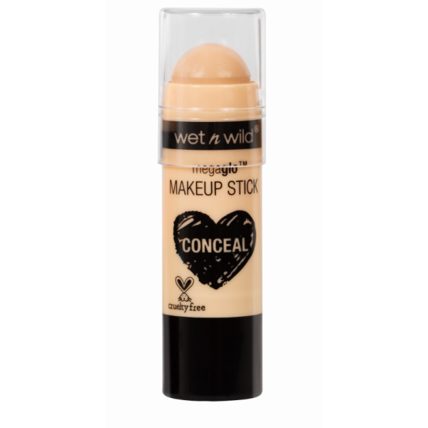 Wet n wild | MegaGlo Vitamin E Makeup Stick- Conceal | Product front facing cap on, with no background
