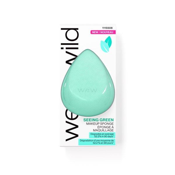 Wet n wild | Seeing Green Makeup Sponge | Product facing forward, inside packaging