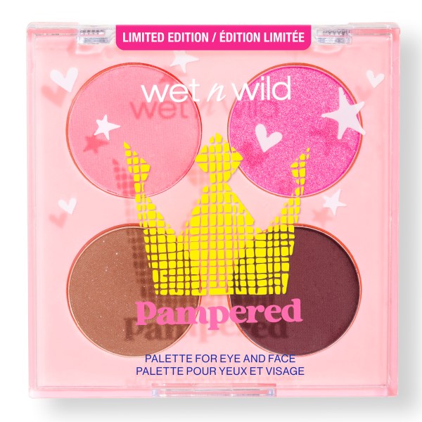 wet n wild | Pampered Palette | Product front facing lid closed, with no background