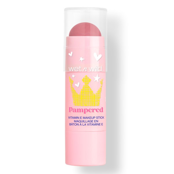 Wet n wild | Pampered Vitamin E Makeup Stick- Good To Be Me | Product front facing lid closed, with no background