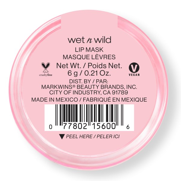 wet n wild | Lip Mask back of product