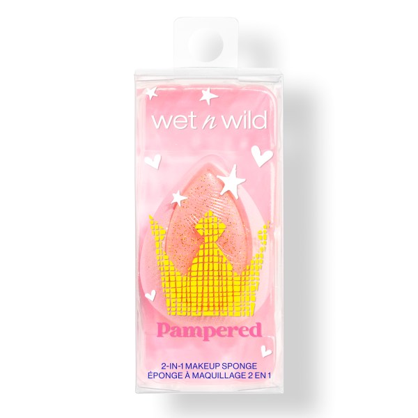 wet n wild | Pampered Makeup Sponge inside packaging, front facing