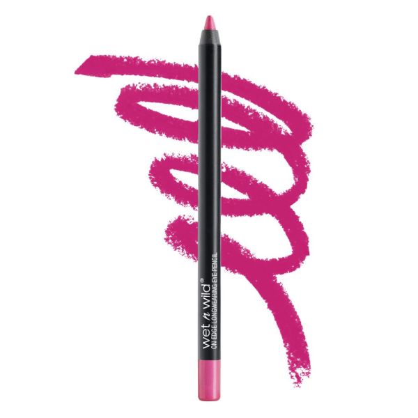 Wet n wild | On Edge Longwearing Eye Pencil – Shock Therapy | Product front facing cap off, with product swatch