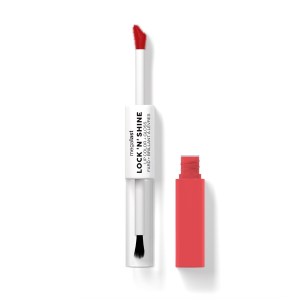 wet n wild | Megalast Lock 'N' Shine Lip Color + Gloss Shining Hybiscus | Product with lip color side off