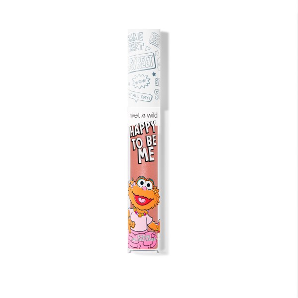 wet n wild | I’m Happy To Be Me! Lip Gloss- Fun-Sized | Product front facing with applicator on