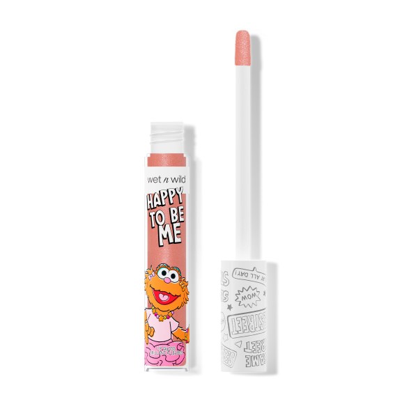 wet n wild | I’m Happy To Be Me! Lip Gloss- Fun-Sized | Product front facing with applicator off