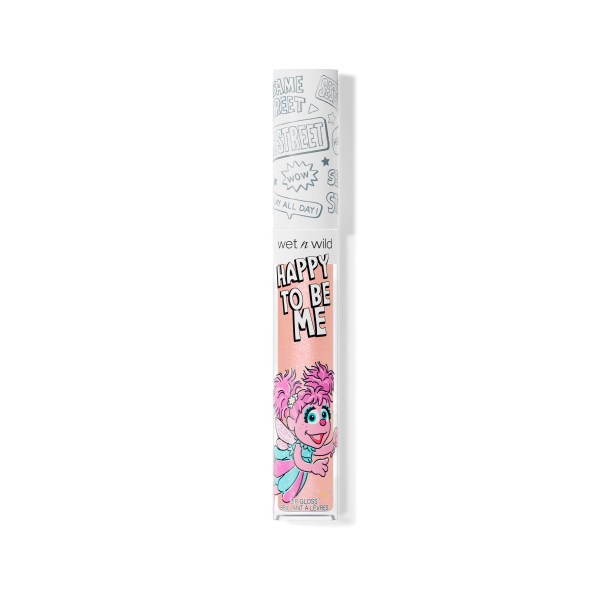 wet n wild | I’m Happy To Be Me! Lip Gloss- Fairy Tales | Product front facing with applicator on