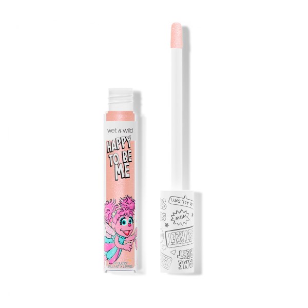 wet n wild | I’m Happy To Be Me! Lip Gloss- Fairy Tales | Product front facing with applicator off