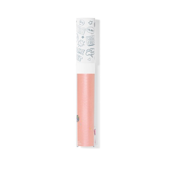 wet n wild | I’m Happy To Be Me! Lip Gloss- Fairy Tales | Product backside facing with applicator on