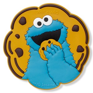 wet n wild | Cowabunga! Hand Mirror | Backside of product, Cookie shaped mirror with Cookie Monster