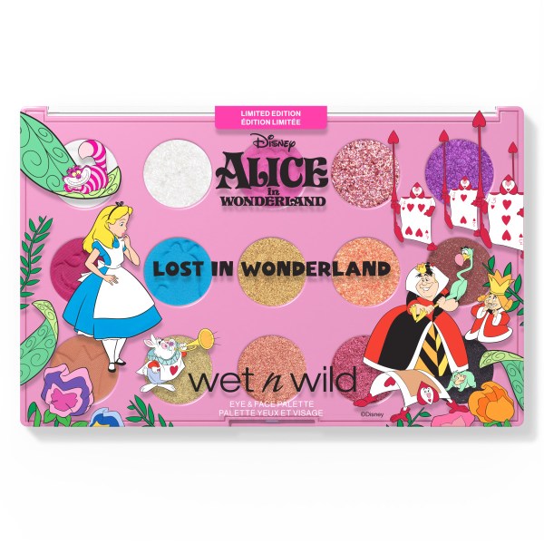 wet n wild | Lost In Wonderland Eye & Face Palette | Product facing forward with closed cover