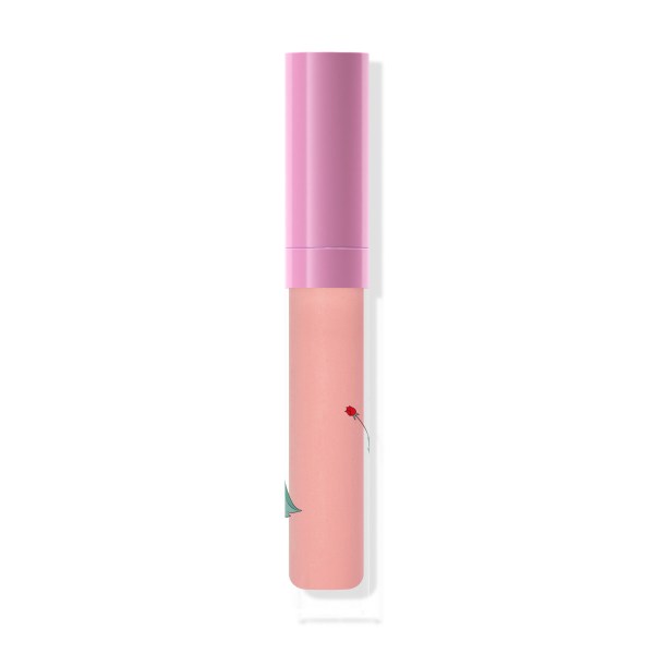 Wet n wild | Alice In Wonderland Lip Gloss- We Sing Too | Backside of product cap on, with no background