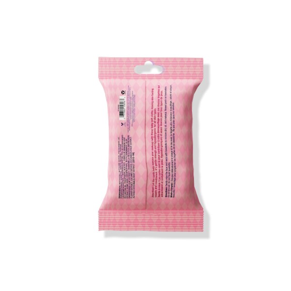 Wet n wild | A Pack Of Cards Makeup Remover Towelettes | Backside of product with no background