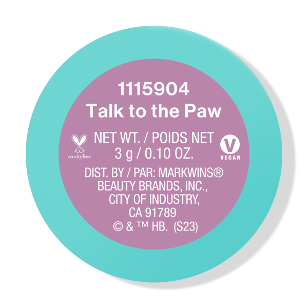 Wet n wild | Puppy Power! Cream Blush - Talk To The Paw | Bottom of the product with label, no background