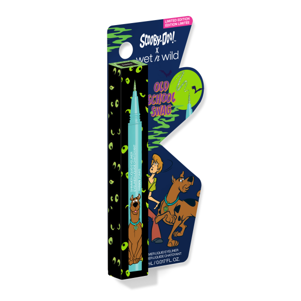 Wet n wild | Old School Swag Liquid Eyeliner - Zoinks | Product angled in packaging, with no background