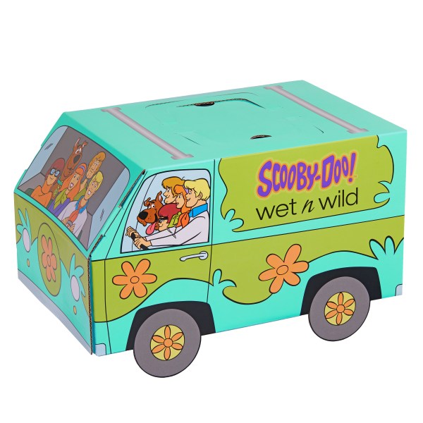 Wet n wild | Scooby Doo PR Box | Product angled in packaging, with no background