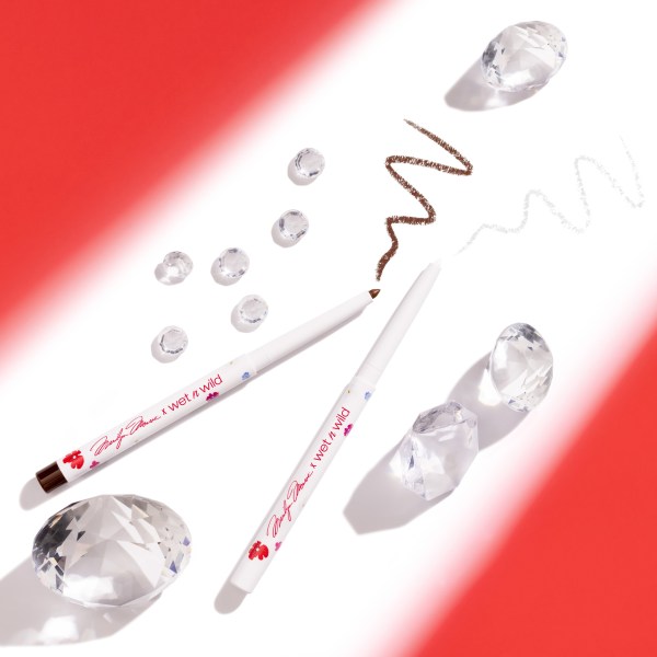 Wet n wild | Icon 2-Piece Retractable Eyeliner | Product front facing cap off, with red and white background